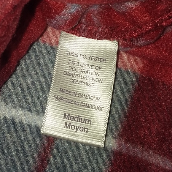 NWOT very soft Carole Hochman pajamas/lounge wear set- plaid and polka-dot - Picture 8 of 8